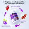 L-ARGININE 1000mg - ZERO SUGAR 60' Gummies by Meta Nutrition | Vascular Support | Muscle Pump | Enchances Performance