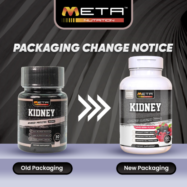 KIDNEY 1000mg - ZERO SUGAR 60' Gummies by Meta Nutrition | Advanced Protection | Detox | overall well-being