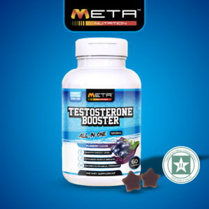 IMG_0532 (1) TESTOSTERONE BOOSTER 1000mg - ZERO SUGAR 60' Gummies by Meta Nutrition | Boosts Energy | Strength | Muscle Growth