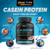 New!🔥 Casein Protein by Meta Nutrition | 22g Protein, Zero sugar, Zero fat