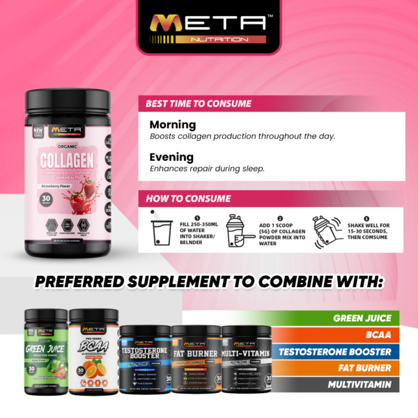 NEW!🔥 COLLAGEN 8600mg by Meta Nutrition