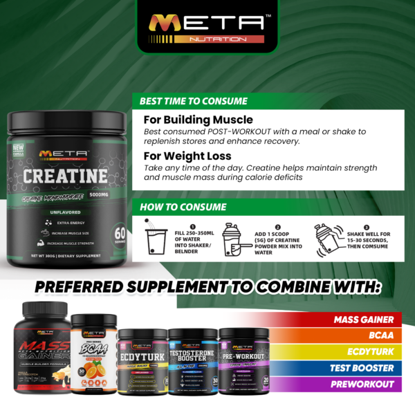 IMG_5982 NEW!🔥 Creatine Powder 5000mg BY META NUTRITION