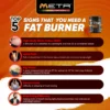 NEW!🔥 FAT BURNER 1300mg by Meta Nutrition