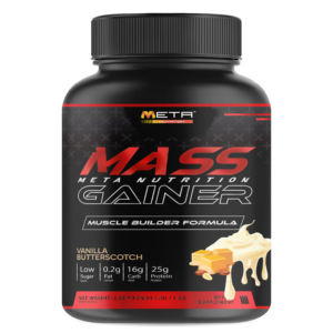 🔥 MASS GAINER 25g, Super Low Fat by Meta Nutrition
